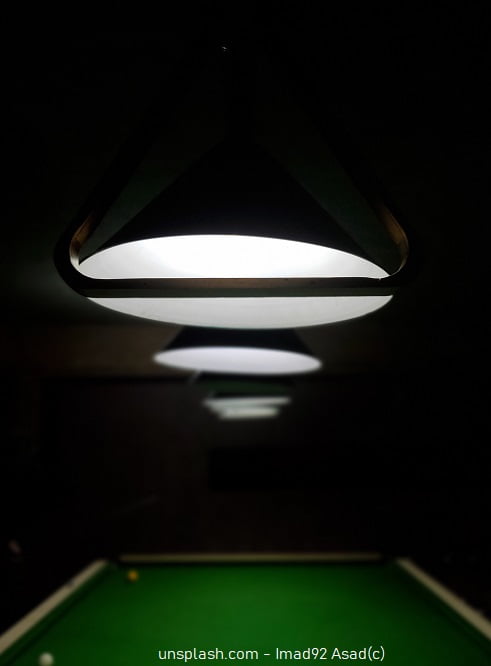 Pooltisch Lampe